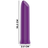 Intense Fun INTENSE Todrick Violet Compact Vibrating Bullet 10 Modes Atsparus vandeniui 10.2cm