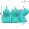 INTENSE Trixie Unicorn Tongue Tapping Stimulator Žalias Silicone IPX7