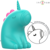 INTENSE Trixie Unicorn Tongue Tapping Stimulator Žalias Silicone IPX7