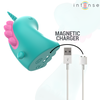 INTENSE Trixie Unicorn Tongue Tapping Stimulator Žalias Silicone IPX7