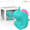 INTENSE Trixie Unicorn Tongue Tapping Stimulator Žalias Silicone IPX7