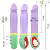 Intense Fun INTENSE Velma Classic Vibrator Violetinė - Atsparus vandeniui Silicone, Multi-Speed