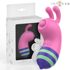 Intense Fun Rožinė INTENSE Willie Bee-Shaped Pulsating Tongue Device, Rožinė-Žalias, USB, IPX7