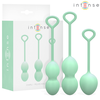 Intense Health Fun INTENSE Charli Kegel Ball Kit Light Jade Žalias - 3-Piece Pelvic Floor Trainer