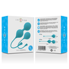 Intense Health Fun Mėlyna Intense Pack Kendall Mėlyna Kegel Training Balls Set - Silicone, 28g &amp; 50g