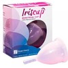 Rožinė IrisCup Small Rožinė Menstrual Cup + Free Sterilizer Bag, Medical Silicone