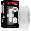 Jamyjob Turbo Dual-Entry Intimate Machine - Textured Sleeve, TPE/ABS
