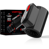 Jamyjob Vortex Tech Turbo Intimate Machine, 360° Rotation, Juodas-Raudona