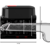 Jamyjob Vortex Tech Turbo Intimate Machine, 360° Rotation, Juodas-Raudona