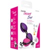 Joydivision Joyballs Secret Set Magenta/Lila &amp; Juodas - Dual Toning Balls