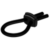 JOYDIVISION POTENZDUO Silicone Juodas Adjustable Ring M Size