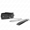 Kink Collar Gag KINK Collar &amp; Leash Set Juodas 65cm Adjustable 36-42cm High Comfort