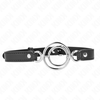 Kink Collar Gag KINK Gag System Juodas - Adjustable Multi O-Rings, 63x2.5 cm, 5 cm Ring