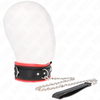 Kink Collar Gag KINK Adjustable Heavy Necklace with Belt 65 cm, Model 3, 36.5-50 cm Fit