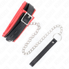 Kink Collar Gag KINK Adjustable Heavy Necklace with Belt 65 cm, Model 3, 36.5-50 cm Fit