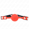 Kink Collar Gag KINK Model 2 Silicone Ball Gag 4 cm with Lock, Adjustable 60x2 cm Strap