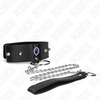 Kink Collar Gag Mėlyna KINK Mėlyna Diamond Adjustable Collar &amp; Leash Set, 36-43 cm, 65 cm Leash