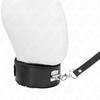 Kink Collar Gag KINK Adjustable Leather Collar &amp; Leash Set Juodas 116cm | 40-48cm Fit