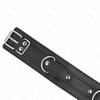 Kink Collar Gag KINK Adjustable Collar with Leash 3-Ring Model, Juodas, 38-49 cm, 65 cm Leash