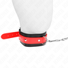 Kink Collar Gag KINK Adjustable Raudona Collar Necklace 65 cm - Vegan Leather, 36-43 cm Fit