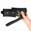 Kink Collar Gag KINK Adjustable Faux Leather Collar with Sponge Lining 37-54cm Juodas