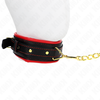 Kink Collar Gag KINK Model 2 Adjustable Necklace - Sponge Imitation Leather, 37-54 cm
