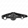 Kink Collar Gag KINK Neoprene Ball Gag Adjustable 4.5cm Ball, 41-59cm Strap, Juodas