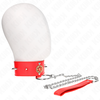 Kink Collar Gag KINK Raudona Diamond Collar with Adjustable Belt 65cm - Elegant Design 35-51cm