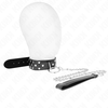 Kink Collar Gag KINK Ring Rivet Strap Adjustable Leather Collar 65 cm Juodas 36-50 cm