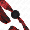 Kink Collar Gag KINK Scandal Silicone Ball Gag 4.5 cm - Adjustable Comfort, Model 2