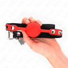 Kink Collar Gag KINK Silicone Ball Gag with Lock 4cm - Adjustable Secure Strap 60cm