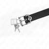 Kink Collar Gag KINK Silicone Ball Gag with Lock 4cm - Adjustable Secure Strap 60cm