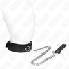 Kink Collar Gag KINK Snake Pattern Necklace with Leash 65cm - Adjustable Vegan Leather Set