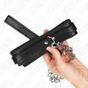 Kink Collar Gag KINK Snake Pattern Necklace with Leash 65cm - Adjustable Vegan Leather Set