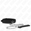 Kink Collar Gag KINK Snake Pattern Necklace with Leash 65cm - Adjustable Vegan Leather Set