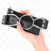 Kink Collar Gag KINK Spider Mouth Gag Large 60x3 cm - Breathable Silicone System