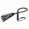 Kink Impact Touch KINK Beaded Snake Whip 80 cm - Professional Impact Toy, Juodas