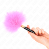 Kink Impact Touch KINK Fuchsia Gold Feather Teaser 18cm - Elegant Sensory Priedas