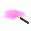 Kink Impact Touch KINK Fuchsia Gold Feather Teaser 18cm - Elegant Sensory Priedas