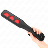 Kink Impact Touch KINK Heart Palette Paddle 32 x 6 cm - Premium Leather Impact Tool