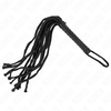 Kink Impact Touch KINK Juodas Rope Whip 56 cm - Durable Braided Model for Precision Play