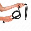 Kink Impact Touch KINK Long Whip with Beads 110 cm - Professional Impact Tool, Juodas