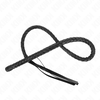 Kink Impact Touch KINK Long Whip with Beads 110 cm - Professional Impact Tool, Juodas
