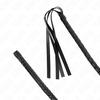 Kink Impact Touch KINK Long Whip with Beads 110 cm - Professional Impact Tool, Juodas