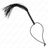 Kink Impact Touch KINK Mini Silicone Whip Juodas 26cm - Compact Impact Tool with 6 Beads