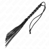 Kink Impact Touch KINK Mini Silicone Whip Juodas 26cm - Compact Impact Tool with 6 Beads