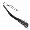 Kink Impact Touch KINK Mini Silicone Whip Juodas 26cm - Compact Impact Tool with 6 Beads