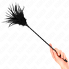 Kink Impact Touch KINK Juodas Feather Sensory Teaser 45 cm - Elegant Multi-Feather Wand