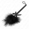 Kink Impact Touch KINK Nylon Rope Wand with Tickle Feathers &amp; Decorative Bow 25cm Juodas
