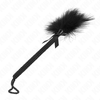 Kink Impact Touch KINK Nylon Rope Wand with Tickle Feathers &amp; Decorative Bow 25cm Juodas